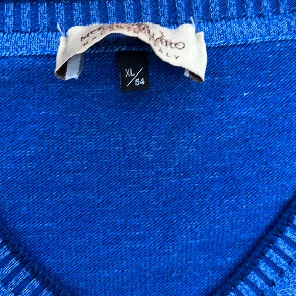Merino Wool Blend V Neck Sweater EUC Made in Italy - Picture 3 of 8